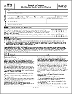 Download the original (blank) form W-9 here